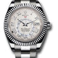 Rolex White Gold Sky Dweller Watch - 42 MM - Oyster Bracelet - Ivory Dial -  326939 iv