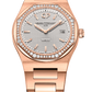 Girard-Perregaux Laureato Pink Gold 34 MM - Pink Gold Bracelet - Silver Dial - 80189D52A132-52A