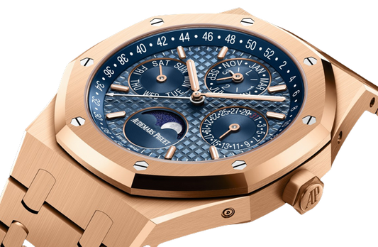 Audemars Piguet - Royal Oak - Perpetual Calendar and Moonphase  - 41 MM - Rose Gold - 26574OR.OO.1220OR.03 nyc watcher nyc watches