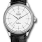 Rolex White Gold Cellini Date Watch - 39 MM - Leather Strap - White Dial - 50509 wbk