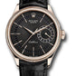 Rolex Everose Cellini Date Watch - 39 MM - Leather Strap - Black Dial - 50515 bkbk