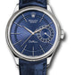 Rolex White Gold Cellini Date Watch - 39 MM - Leather Strap - Blue Dial - 50519 blbl