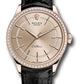 Rolex Everose Gold Cellini Date Watch - 39 MM - Leather Strap - Pink Dial - 50705RBR pbk