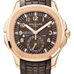 Patek Philippe Aquanaut - Travel Time - 40.8MM - Rose Gold - 5164R-0011 nyc watcher nyc watches