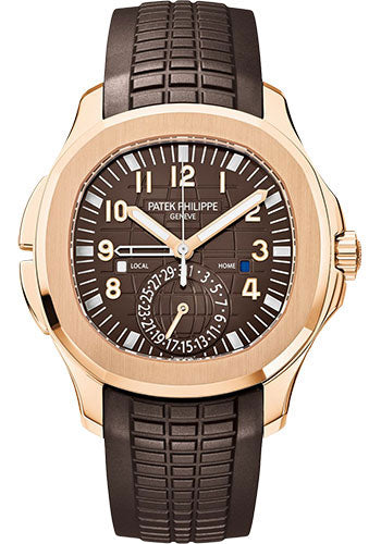 Patek Philippe Aquanaut - Travel Time - 40.8MM - Rose Gold - 5164R-0011 nyc watcher nyc watches