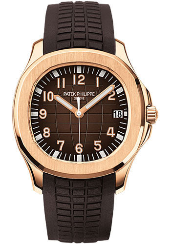 Patek Philippe Aquanaut 18ct Rose Gold 40MM - Embossed Chocolate Brown Dial - 5167R-001