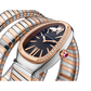 Bvlgari Serpenti Tubogas - 35 MM - Steel and Rose Gold - Black Dial - 102099  nyc watcher nyc watches 