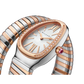 Bvlgari Serpenti Tubogas - 35 MM - Steel and Rose Gold - Silver Dial - 102237  nyc watcher nyc watches 
