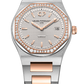 Girard-Perregaux Laureato Stainless Steel & Pink Gold 34 MM - Stainless Steel & Pink Gold Bracelet - Silver Dial - 80189D56A132-56A