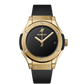 Hublot Classic Fusion Yellow Gold 33 MM - Black Rubber Strap - Black Dial - 581.VX.1230.RX.MDM