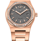 Girard-Perregaux Laureato Pink Gold 34 MM - Pink Gold Bracelet - Slate-Grey Dial - 80189D52A232-52A