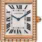 Cartier Tank Rose Gold (Large Model) 33 MM - Rose Gold Bracelet - Rose Gold Diamond Bezel - White Dial - WJTA0021