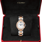 Cartier Ballon Bleu Rose Gold and Stainless Steel 28 MM - Rose Gold and Stainless Steel Bracelet - White Diamond Dial - W3BB0025