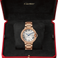 Cartier Ballon Bleu Rose Gold 40 MM - Rose Gold Bracelet - Silver Dial - WJBB0057