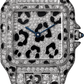Cartier Panthére De Cartier White Gold Diamond (Medium Model) 37 MM - White Gold Diamond Bracelet - White Gold Diamond Bezel - White Gold Diamond Dial - HPI01096