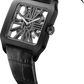 Cartier Santos de Cartier-Dumont  Titanium 39 MM (Extra Large Model) - Black Leather Strap - Skeleton Dial - W2020052