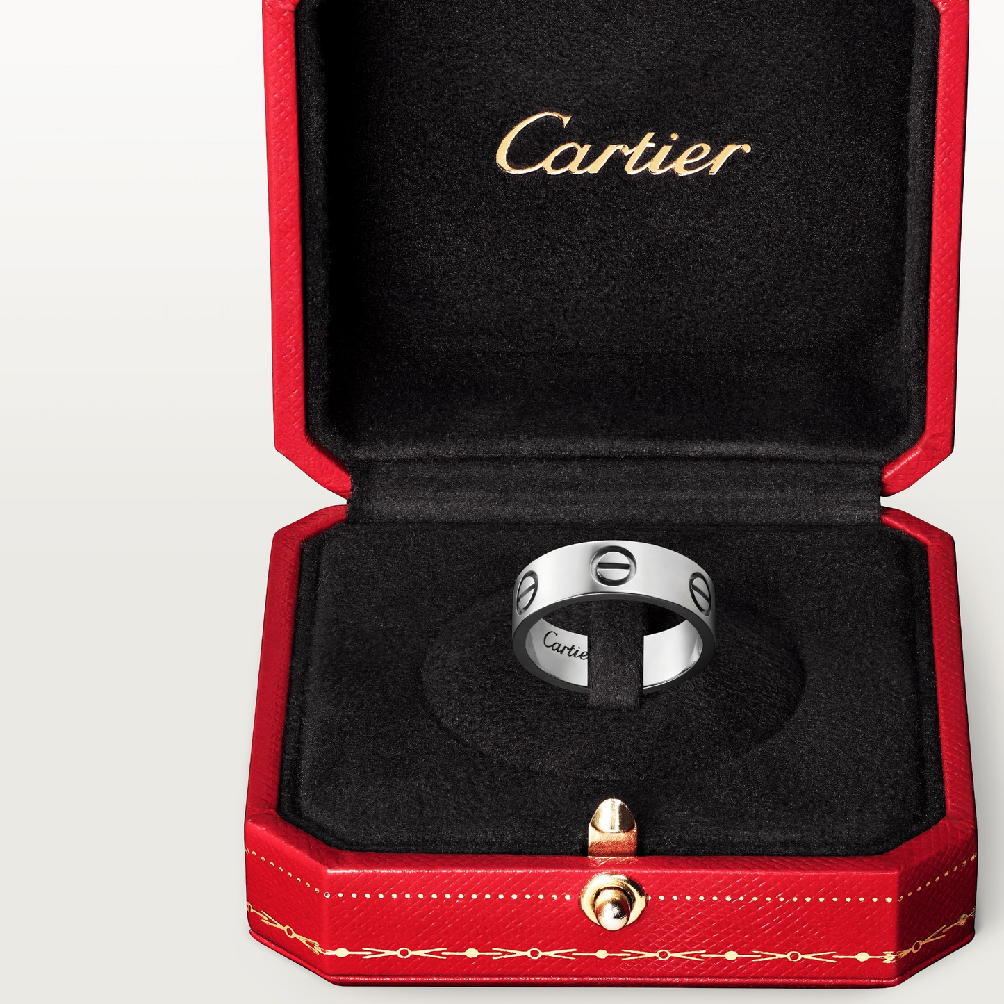 Cartier Love Ring - White Gold - B4084700