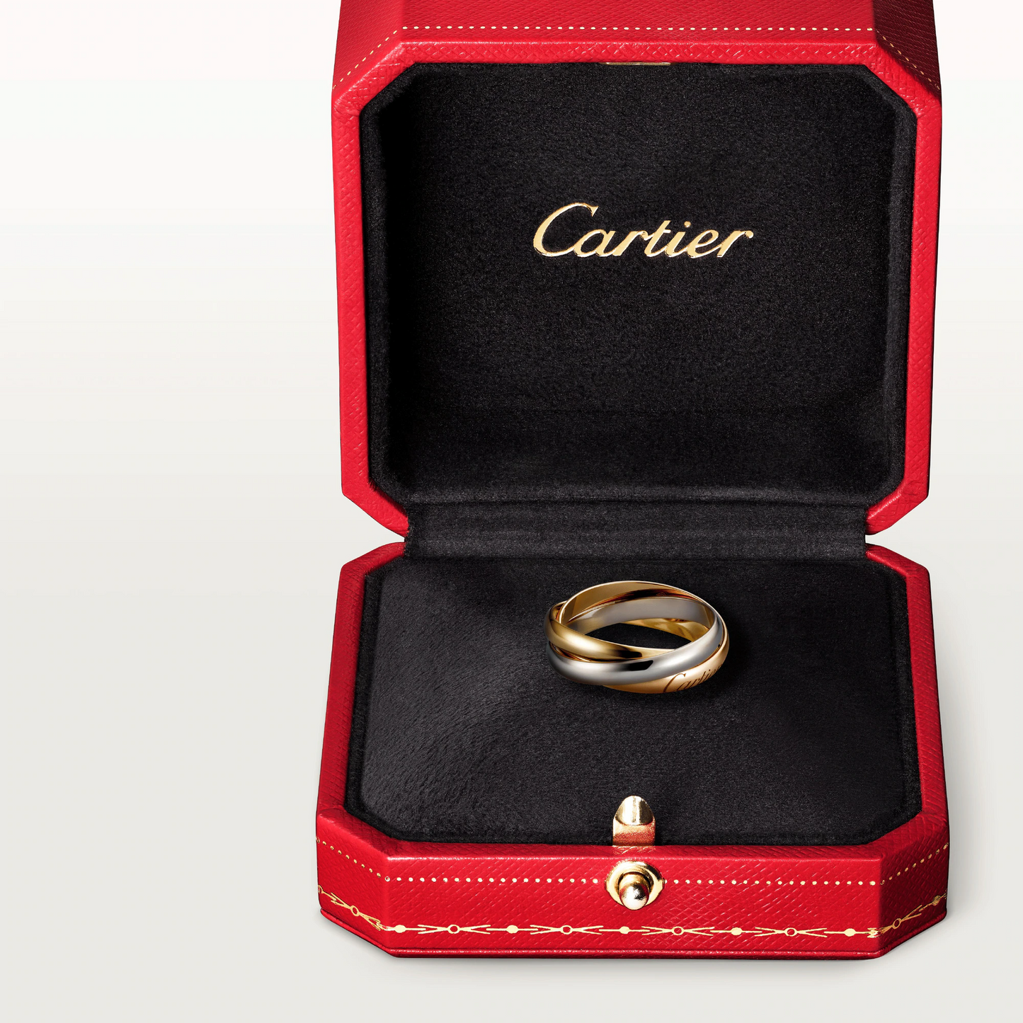 Cartier Trinity Ring - White, Yellow and Rose Gold - B4086100