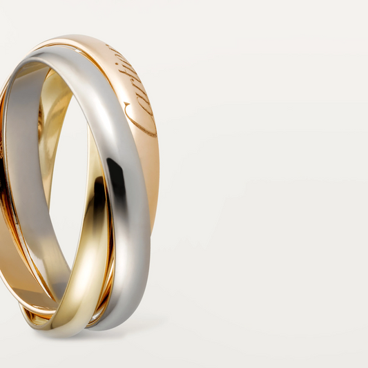 Cartier Trinity Ring - White, Yellow and Rose Gold - B4086100