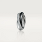 Cartier Trinity Ring Diamonds - Ceramic and White Gold SmallModel - B4095500