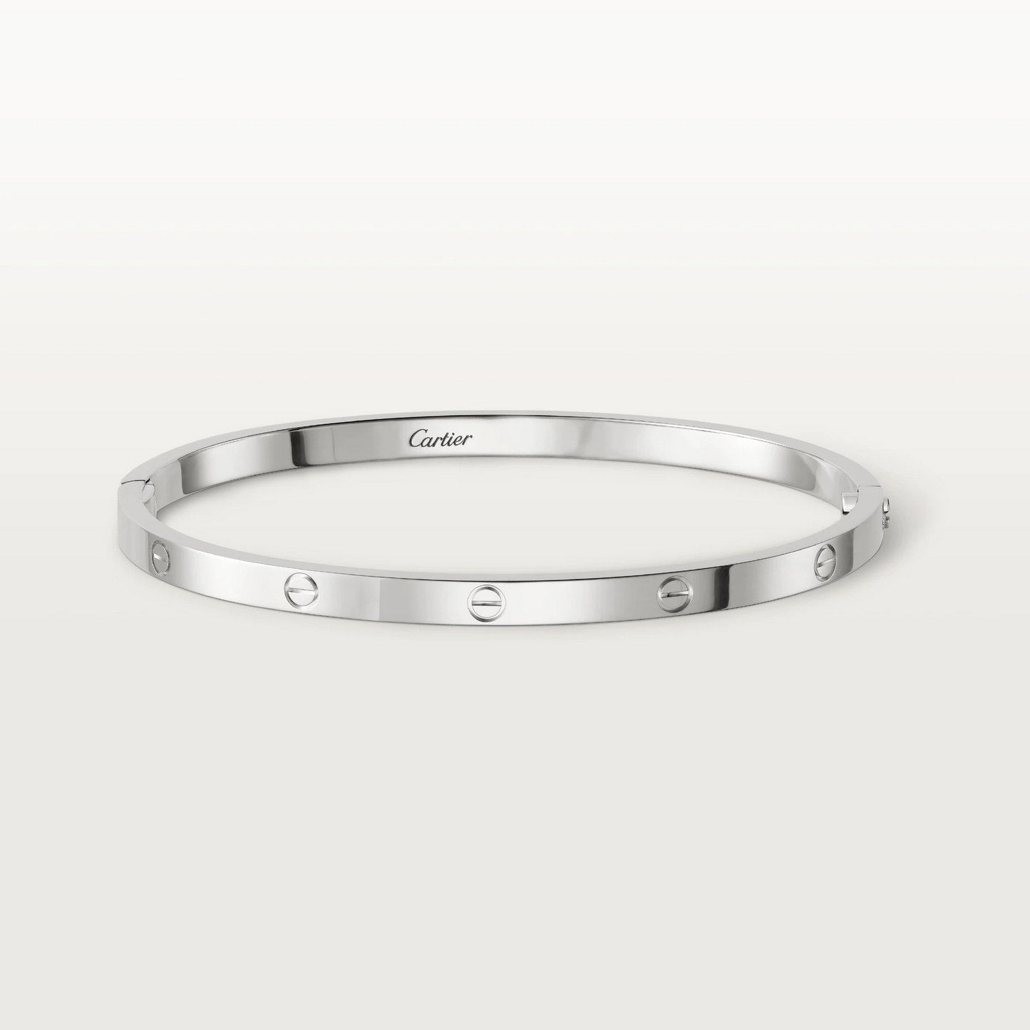 Cartier Love Bracelet - White Gold Small Model - B6047417