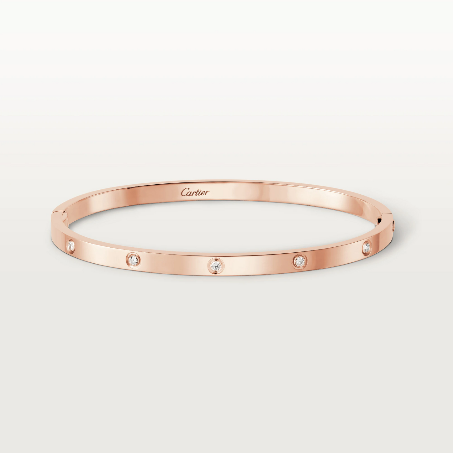 Cartier Love Bracelet Ten Diamonds - Rose Gold Small Model - B6047917