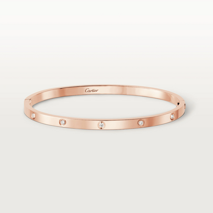 Cartier Love Bracelet Ten Diamonds - Rose Gold Small Model - B6047917