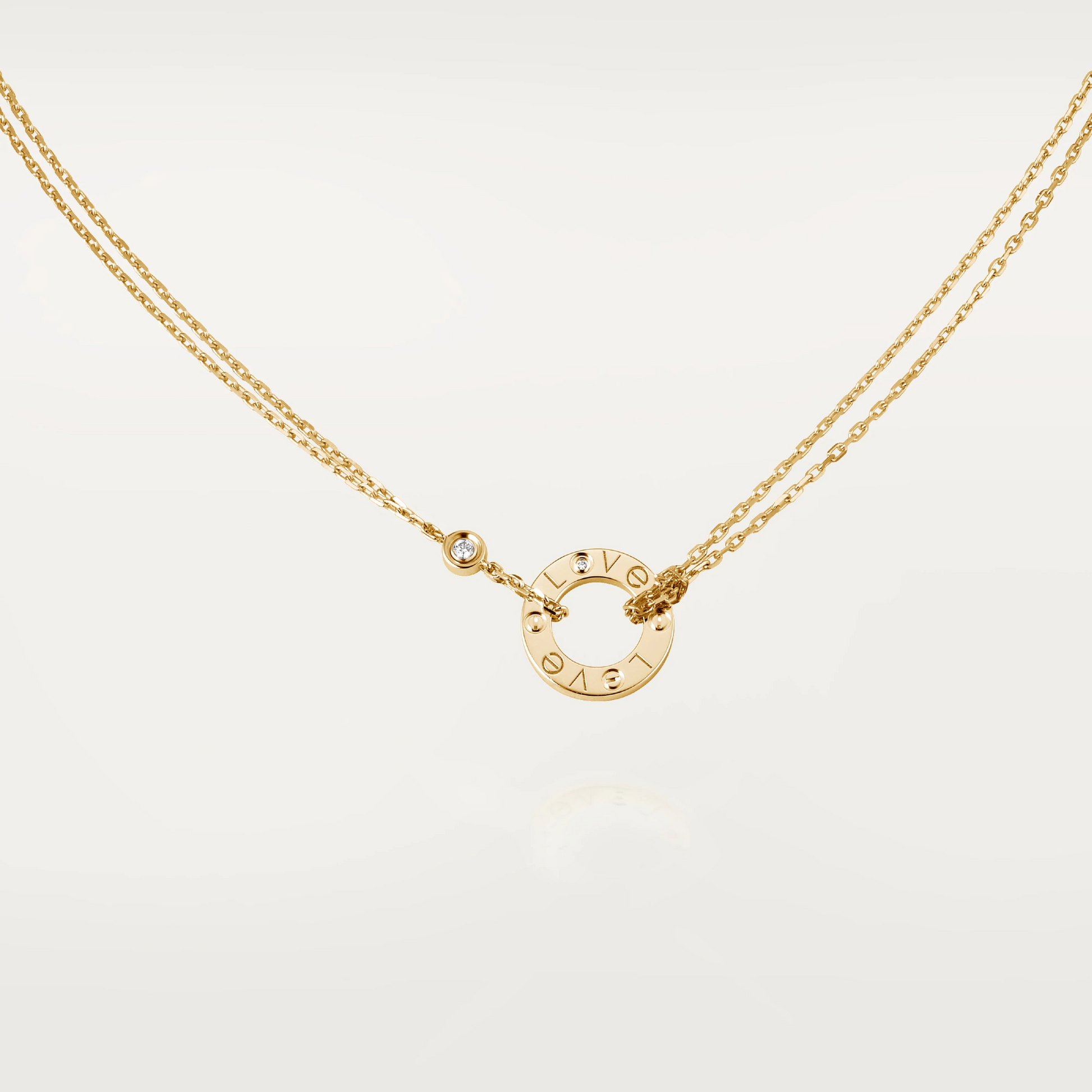 Cartier Love Necklace - Yellow Gold Small Model - B7219500