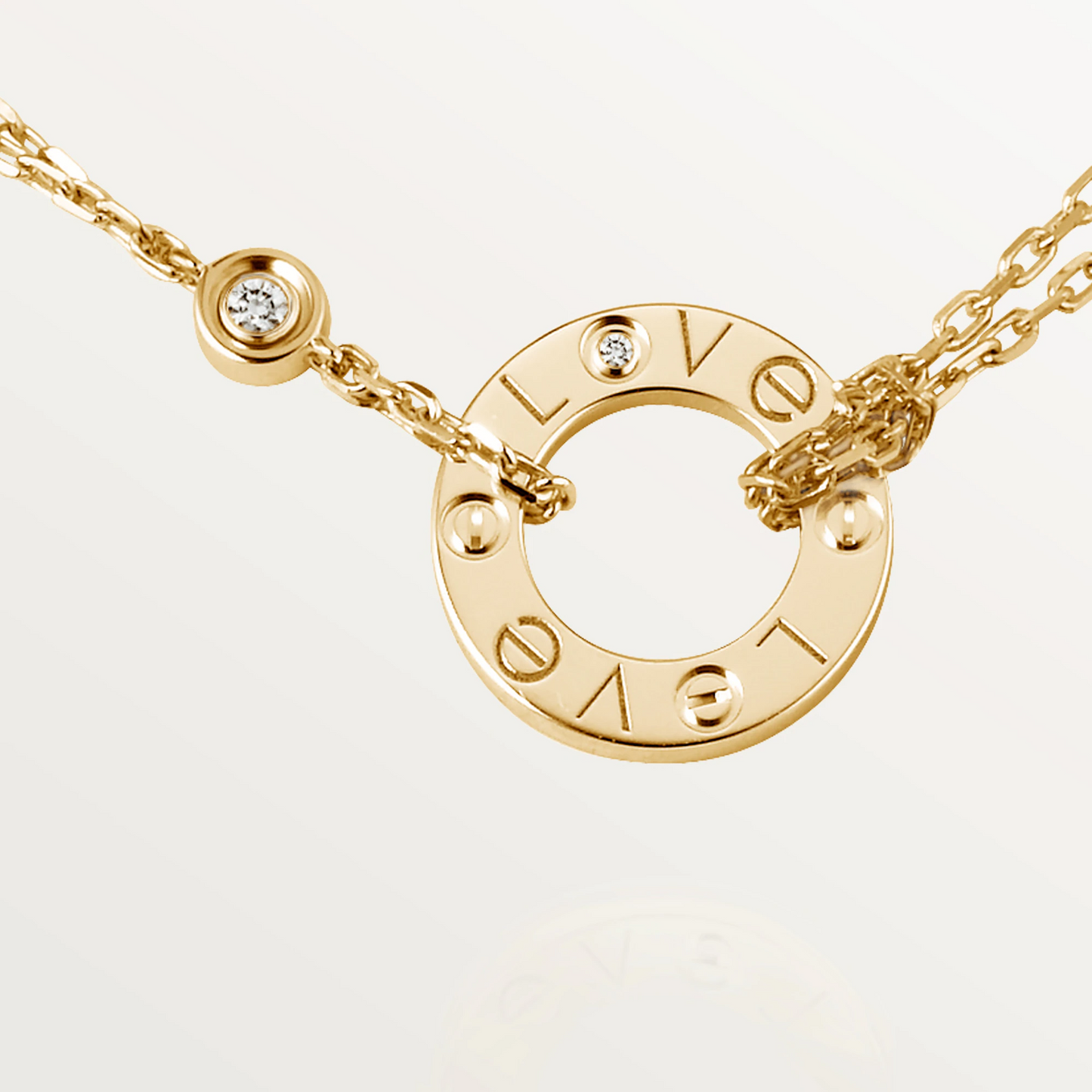 Cartier Love Necklace - Yellow Gold Small Model - B7219500