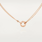 Cartier Love Necklace - Rose Gold Small Model - B7224509
