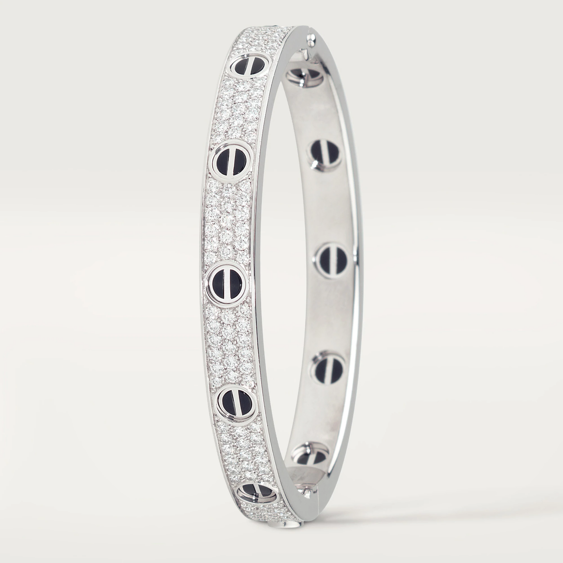 Cartier Love Bracelet Diamond Paved - White Gold Regular Model - N6032417