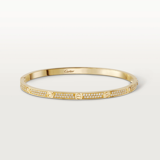 Cartier Love Bracelet Diamonds - Yellow Gold Small Model - N6710617