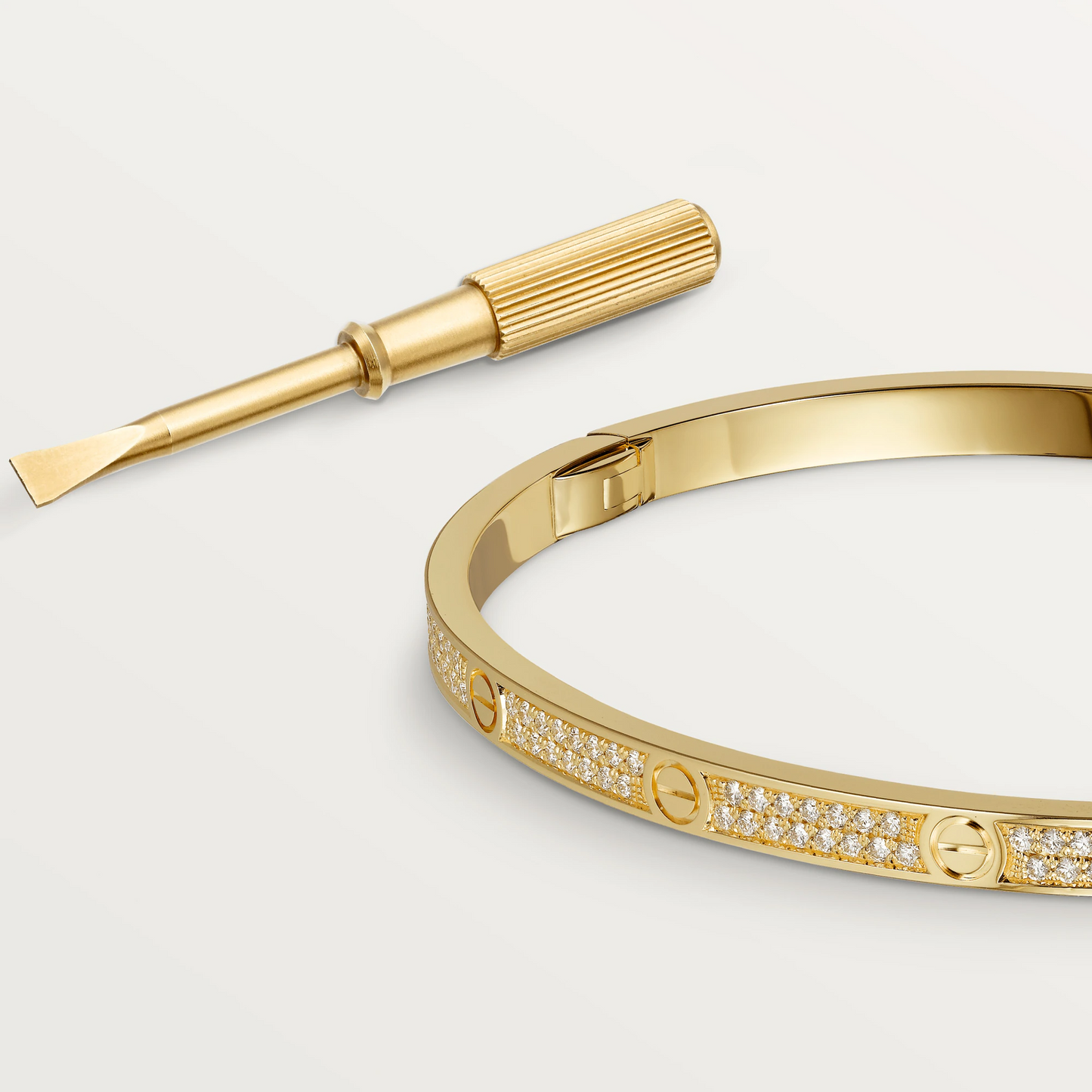 Cartier Love Bracelet Diamonds - Yellow Gold Small Model - N6710617