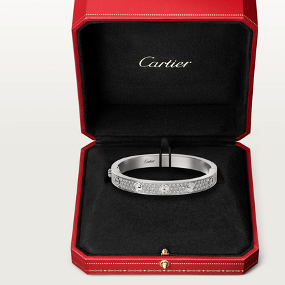 Cartier Love Bracelet Diamond - White Gold Regular Model - N6717617