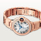 Cartier Ballon Bleu Rose Gold 33 MM - Rose Gold Bracelet - White Dial - WJBB0063
