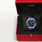 Cartier Ballon Bleu Stainless Steel 42 MM - Blue Leather Strap - Blue Dial - WSBB0027