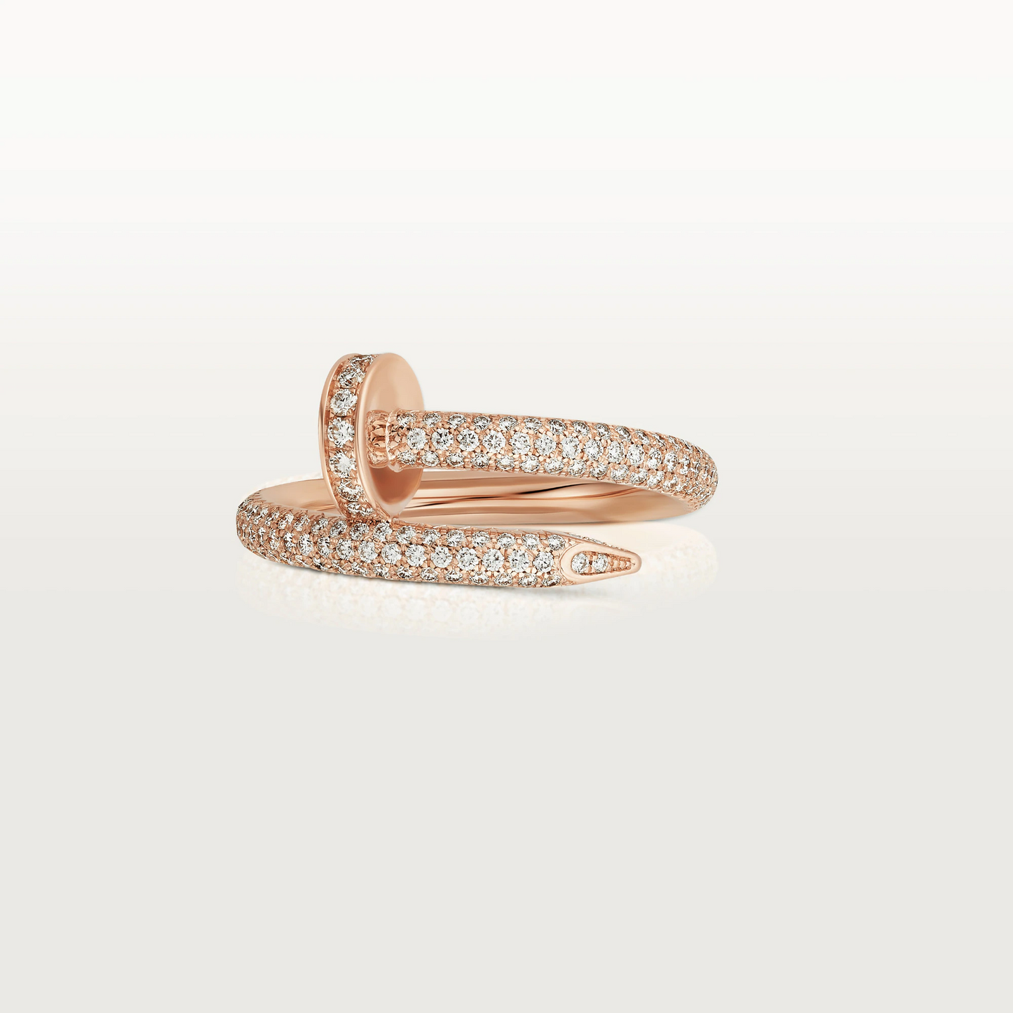 Cartier Juste Un Clou Ring - Rose Gold Diamond - N4748600