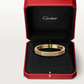 Cartier Love Bracelet Diamond Paved - Yellow Gold Regular Model - N6035017