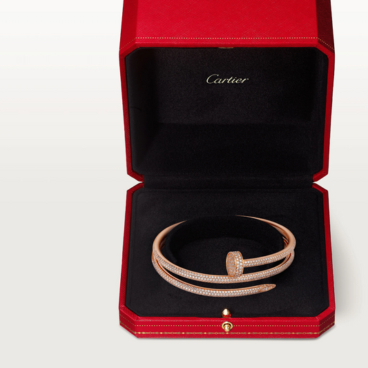 Cartier Juste Un Clou Bracelet - Rose Gold Diamonds - N6708617