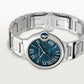 Cartier Ballon Bleu Stainless Steel 40 MM - Stainless Steel Bracelet - Blue Dial - WSBB0061
