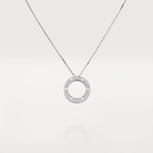 Cartier Love Necklace Diamond Paved- White Gold - B7058000