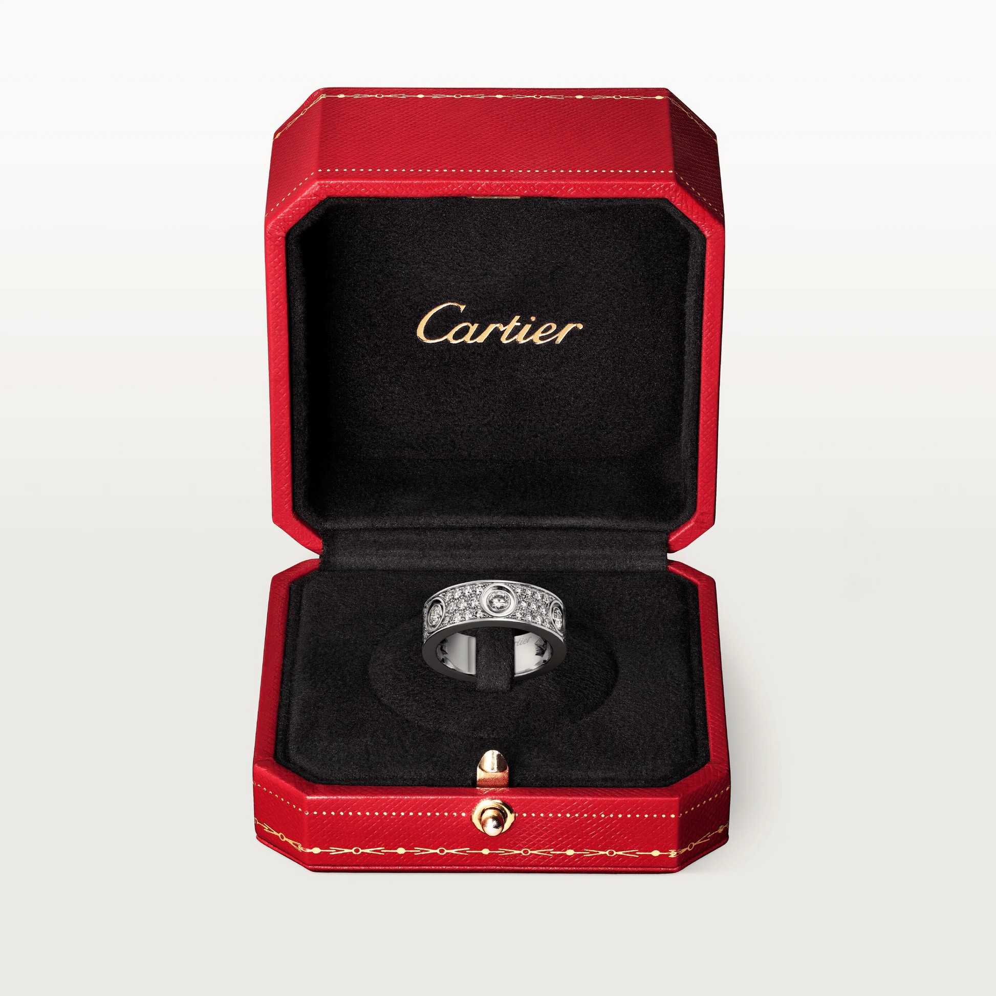 Cartier Love Ring Diamonds - White Gold - N4210400