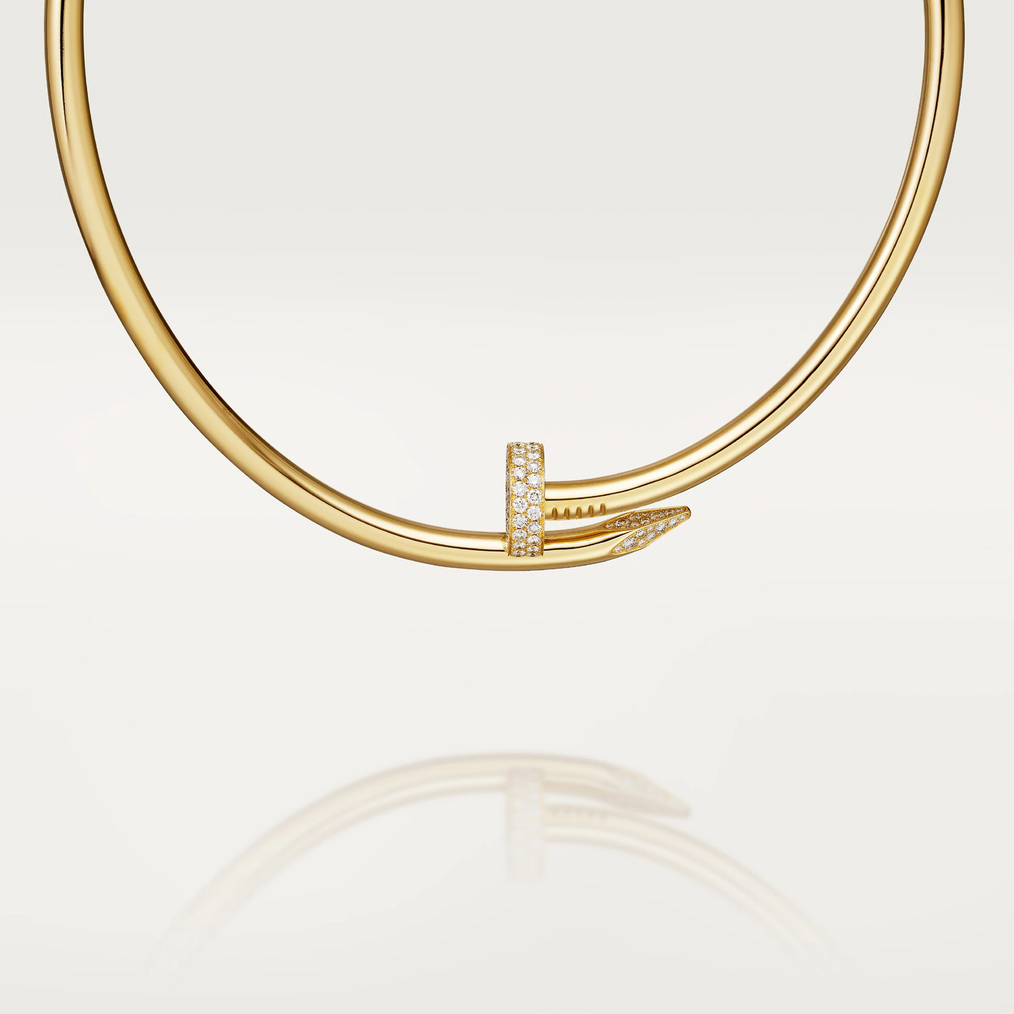 Cartier Juste Un Clou Necklace - Yellow Gold Diamonds Large Model - N7424270