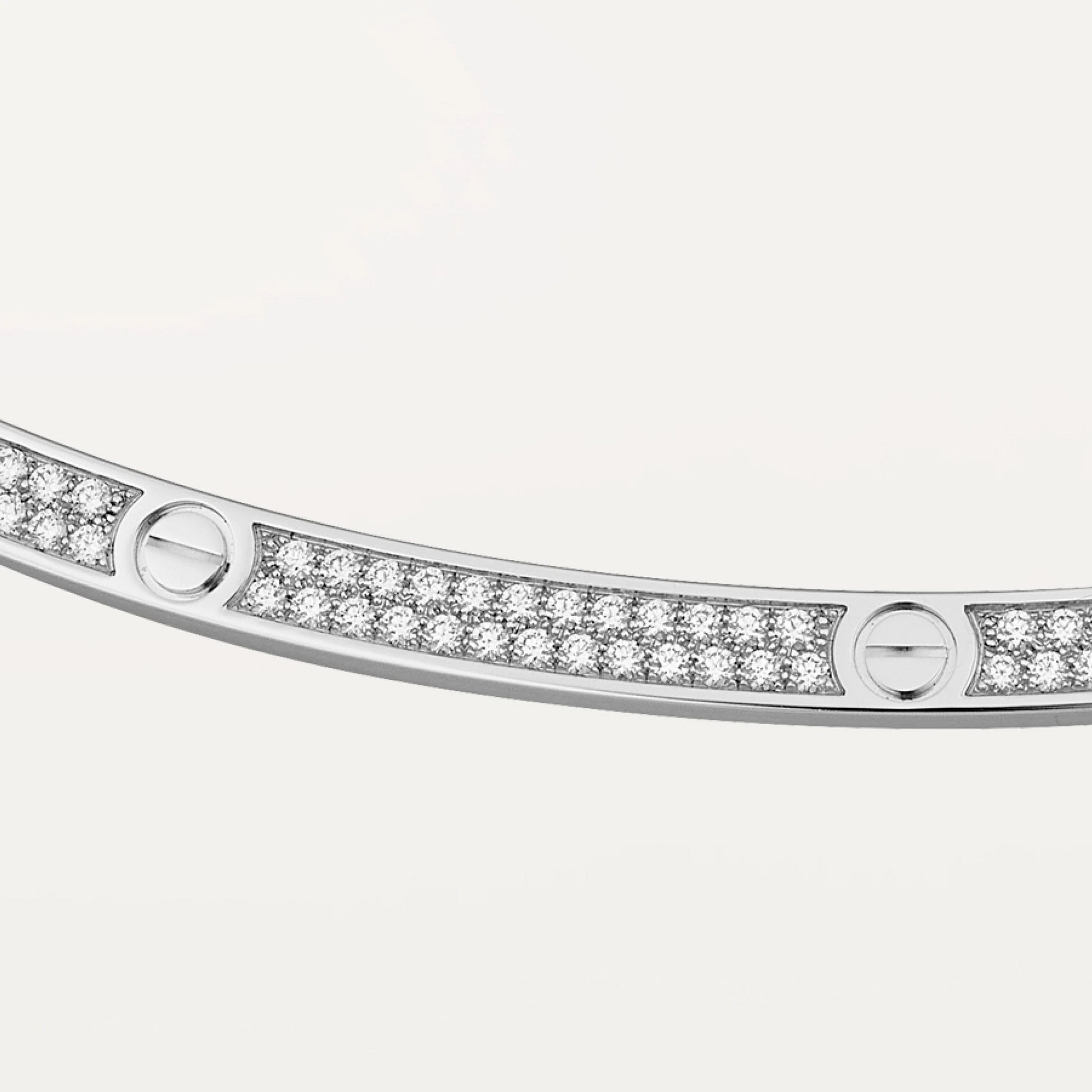 Cartier Love Necklace Diamonds - White Gold - N7424352