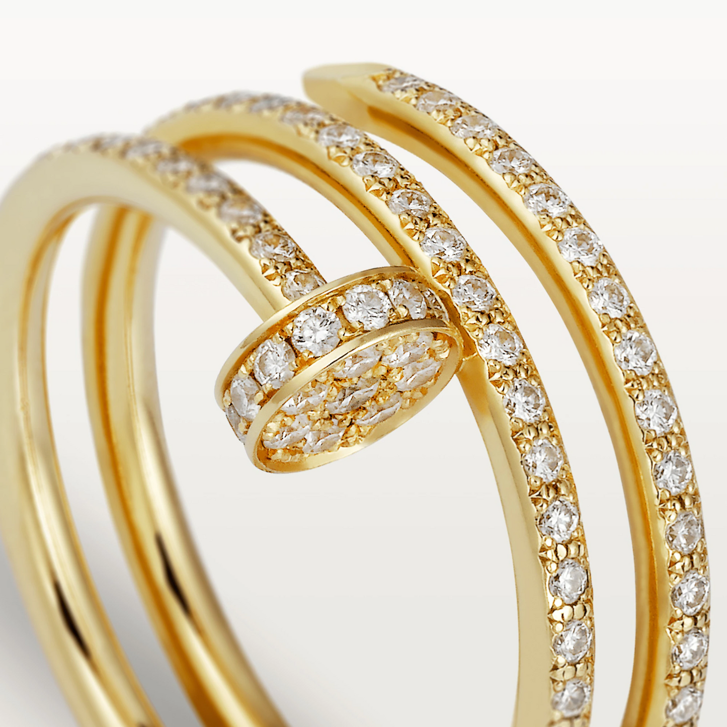 Cartier Juste Un Clou Ring - Yellow Gold Diamond - B4211900