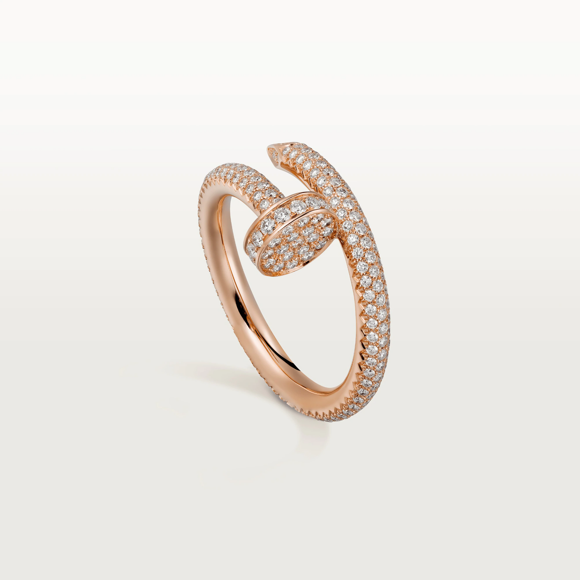 Cartier Juste Un Clou Ring - Rose Gold Diamond - N4748600