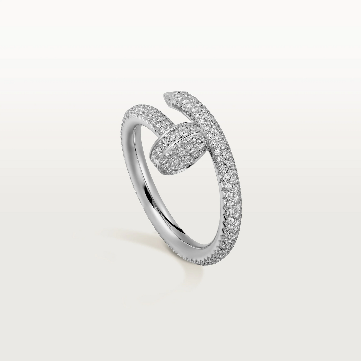 Cartier Juste Un Clou Ring - White Gold Diamonds - N4748700