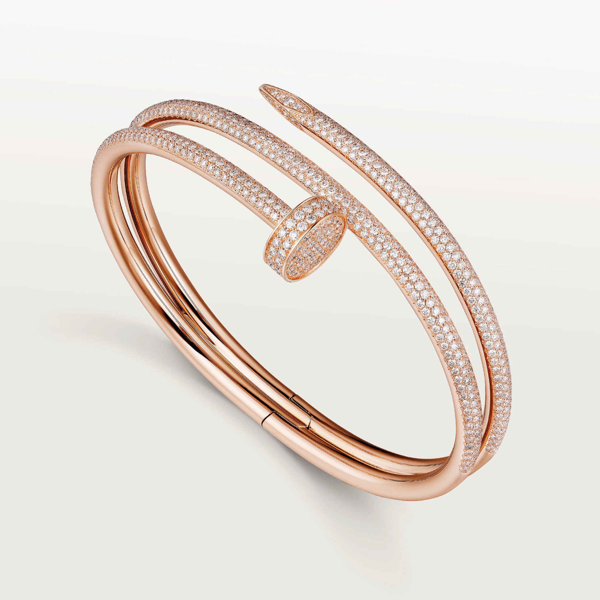 Cartier Juste Un Clou Bracelet - Rose Gold Diamonds - N6708617