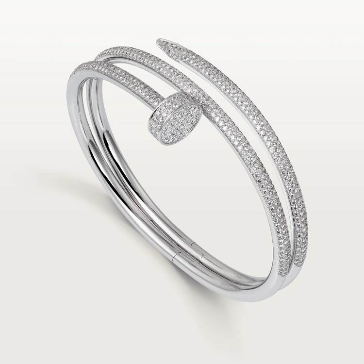 Cartier Juste Un Clou Bracelet - White Gold Diamonds - N6708717