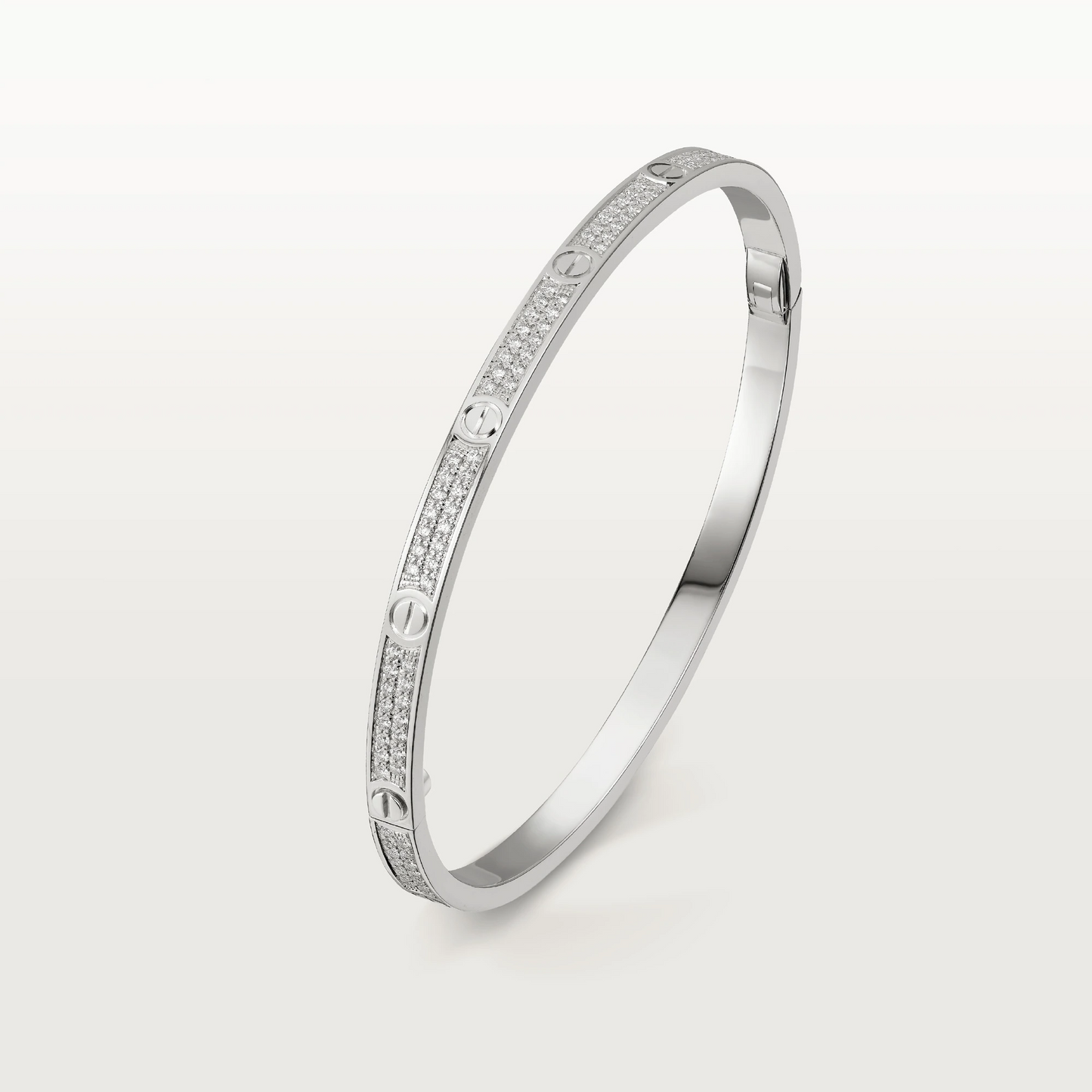 Cartier Love Bracelet Diamonds - White Gold Small Model - N6710817